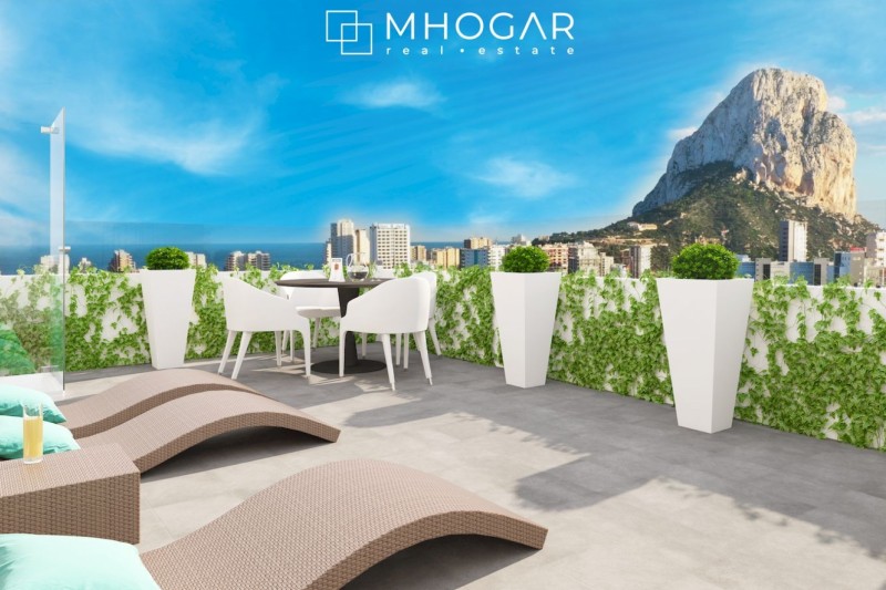 Calpe- Penthouse con 2 terrazas - Vista al mar- En Venta